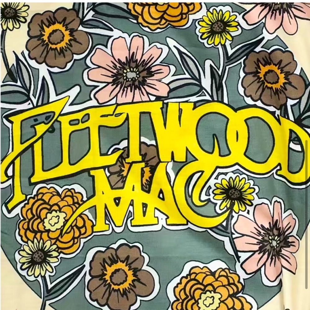 Fleetwood Mac Floral Pink Acid
Wash Tee - Picture 4 of 4
